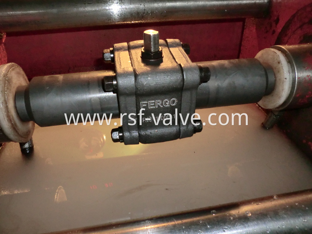 3pcs Forged Body Metal Seat Ball Valve 2